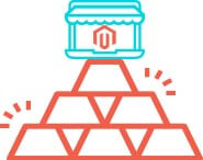 Mais de 70 bilhões de reais são faturados em lojas Magento a cada ano - Ilustração